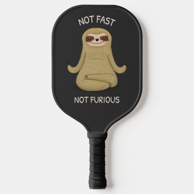 Not Fast Not Furious Pickleball Paddle (Front)