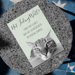 Not Feeling Well Get Well Soon From Cat Humour Card