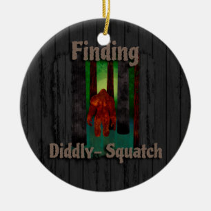 not finding bigfoot ceramic tree decoration