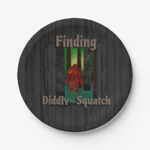 not finding bigfoot paper plate