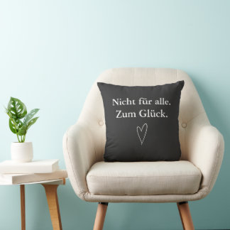 Not for everyone. Luckily. – Hoodie with Heart Cushion