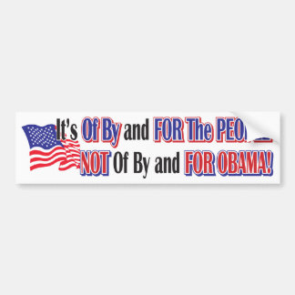 not-for-obama bumper sticker