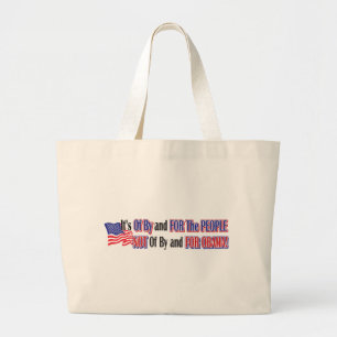 not-for-obama large tote bag