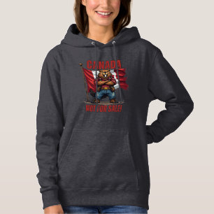 NOT FOR SALE, Canada, Beaver Lumberjack, Flag, Hoodie