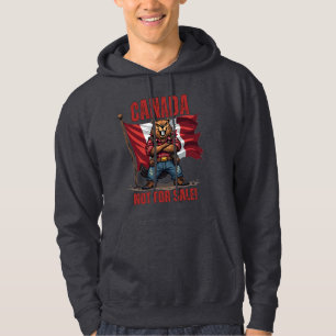 NOT FOR SALE, Canada, Beaver Lumberjack, Flag, Hoodie
