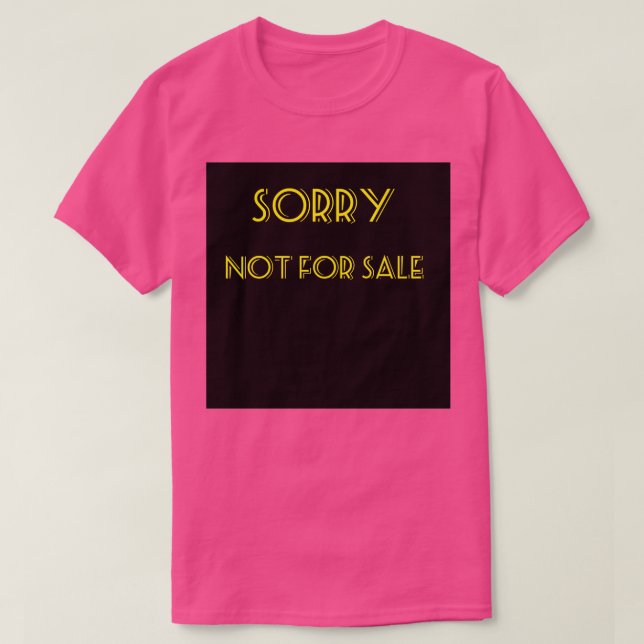 Not For Sale Classic TShirt (Design Front)