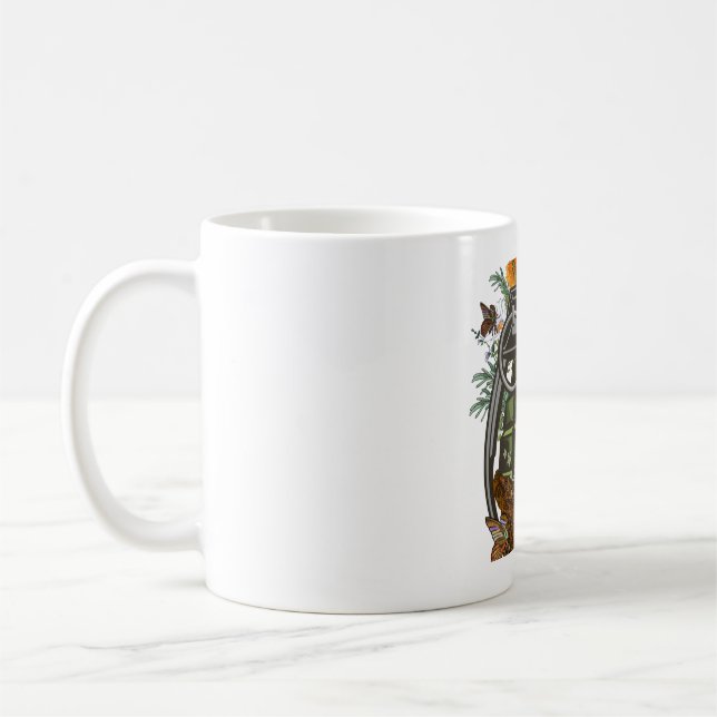 Not Fragile Like a Flower Fragile Like a Bomb RBG  Coffee Mug (Left)