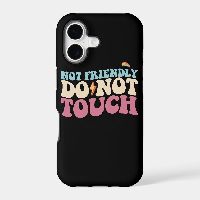 Not Friendly Do Not Touch Funny Introvert (Back)