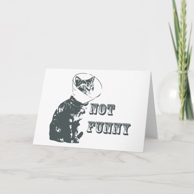 Not Funny Card (Front)