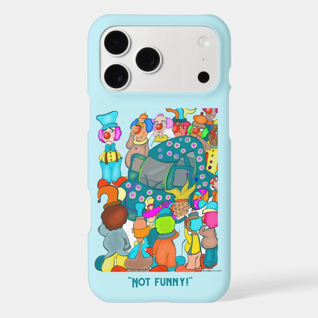 Not Funny iPhone Case (Back)