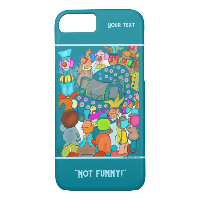 Not Funny iPhone Case (Back)