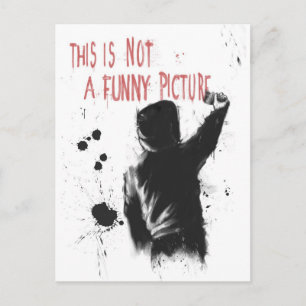 Not funny postcard