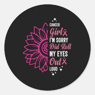 not going down without a fight classic round sticker