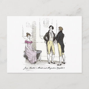 Not Handsome Enough, Jane Austen Pride & Prejudice Postcard