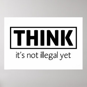 Not illegal poster
