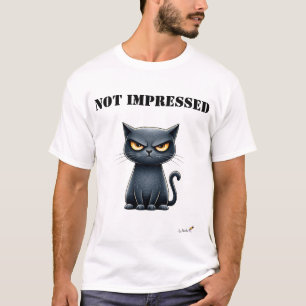 Not Impressed Funny Grumpy Cat T-Shirt