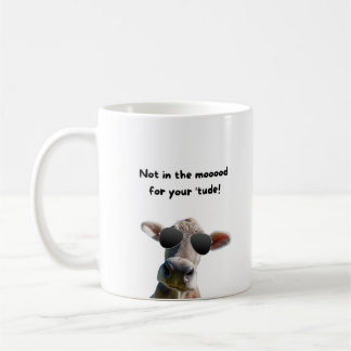 Not In the Mood Cow Mug
