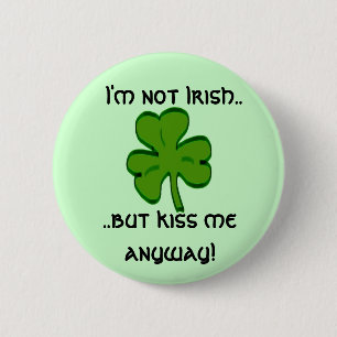 Not Irish Button