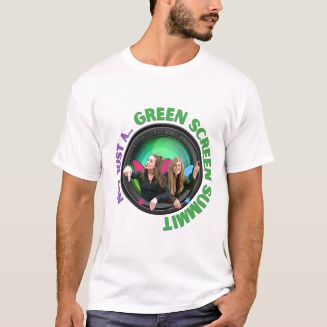 (not just a) Green Screen Summit T-Shirt (Front)