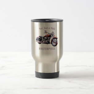 Not Just a Ride Masterpiece – Retro Motorbike Travel Mug