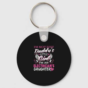 Not Just Daddy Little Girl I'm An Electrician Gift Key Ring