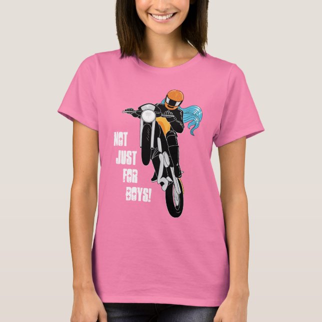 Not just for boys! T-Shirt (Front)