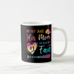 Not Just His Mum Im His Number One Baseball Tie-dy Coffee Mug