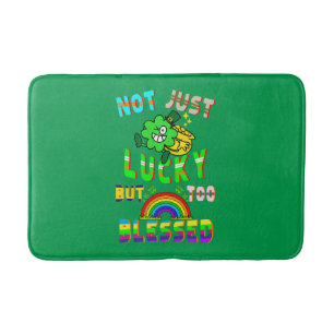 Not Just Lucky But Too Blessed Bath Mat