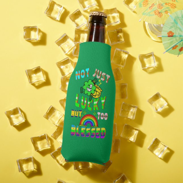 Not Just Lucky But Too Blessed Bottle Cooler (In Situ Summer)