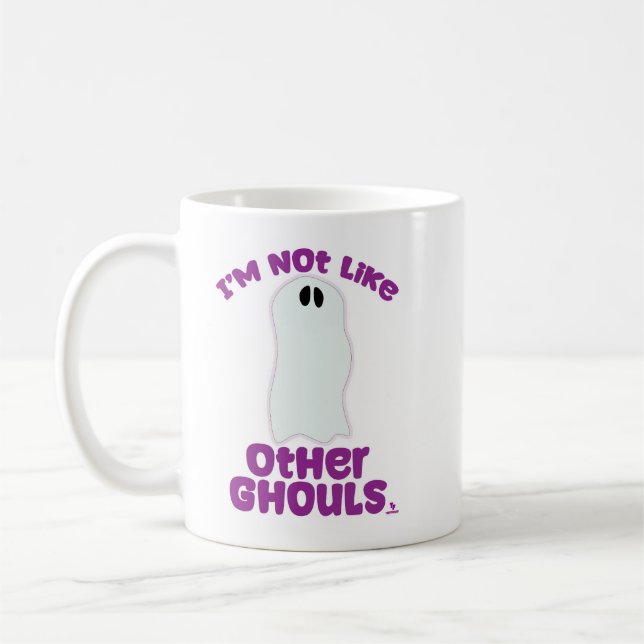 Not Like Other Ghouls Halloween Funny Toons Coffee Mug (Left)