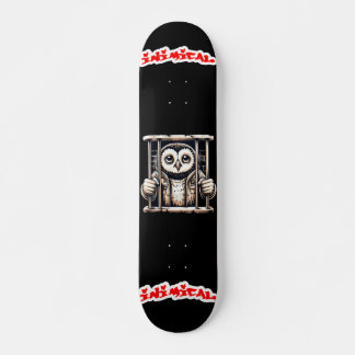 Not Like Us Owl Skateboard