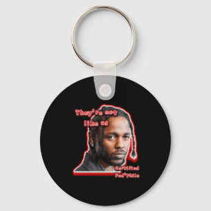 Not Like Us Sticker Key Ring