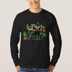 Not Lucky Just Blessed With Horse Shoe Gnome St Pa T-Shirt