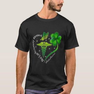Not Lucky Simply Blessed Medical Assistant St. Pat T-Shirt
