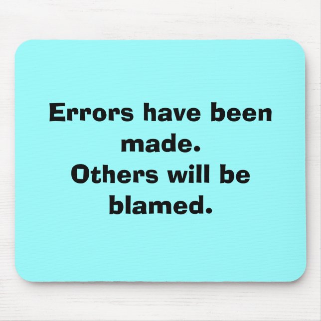 Not me? mouse mat (Front)