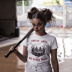 Not My Blood Type: Unique Vampire-Themed T-Shirt