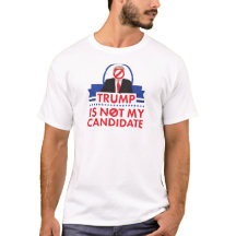 Not My Candidate Trump Shirt New Design