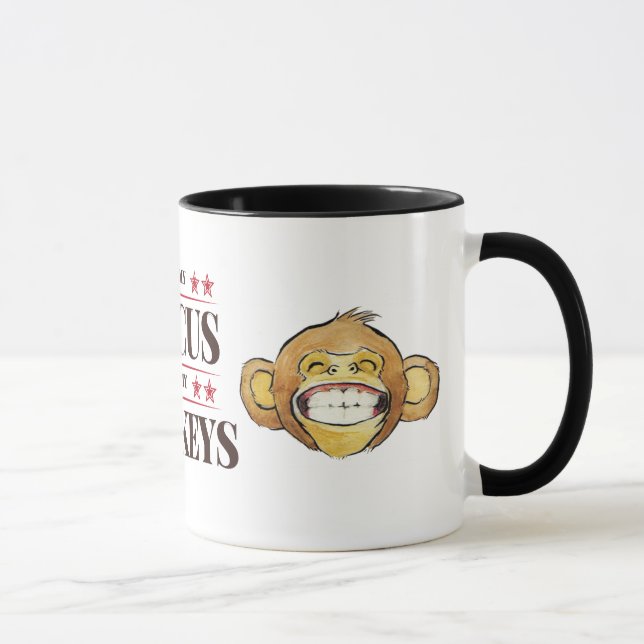Not My Circus, Not My Monkeys Mug (Right)