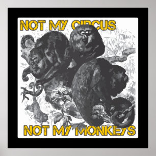 Not my Circus, Not my Monkeys Poster