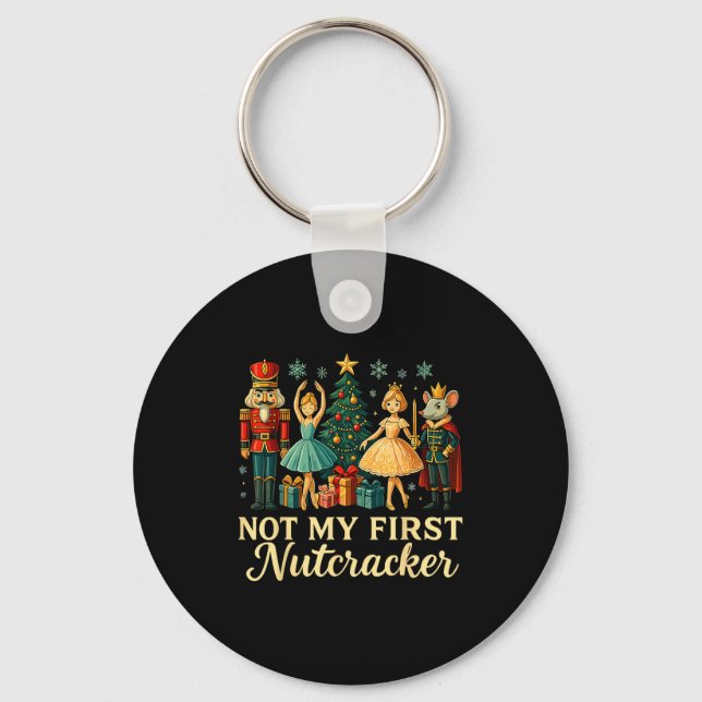 Not My First Nutcracker Sugar Plum Costume, Christ Key Ring (Front)