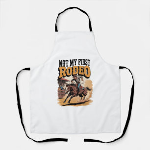 Not My First Rodeo Horse COuntry Western Apron