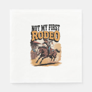 Not My First Rodeo Horse COuntry Western Napkin