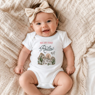 Not My First Rodeo Western Cowgirl Bodysuit