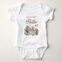 Not My First Rodeo Western Cowgirl Bodysuit