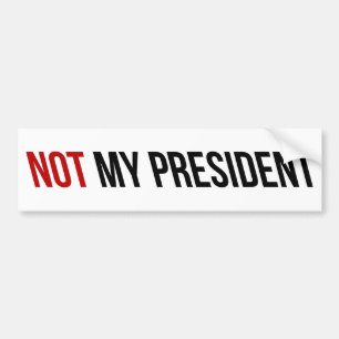 Not My President 2024 Bumper Sticker