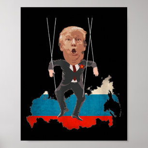 Not My President - Donald Trump Is A Russian Puppe Poster