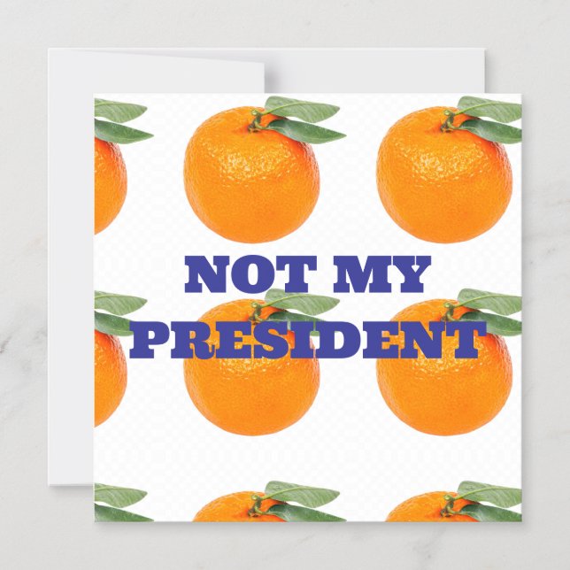 NOT MY PRESIDENT MAGNET (Front)