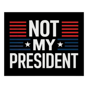 Not My President Poster