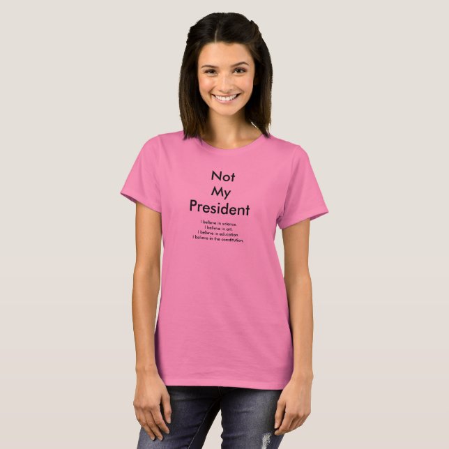 Not My President Shirt (Front Full)