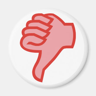 not not OK thumbs down Magnet